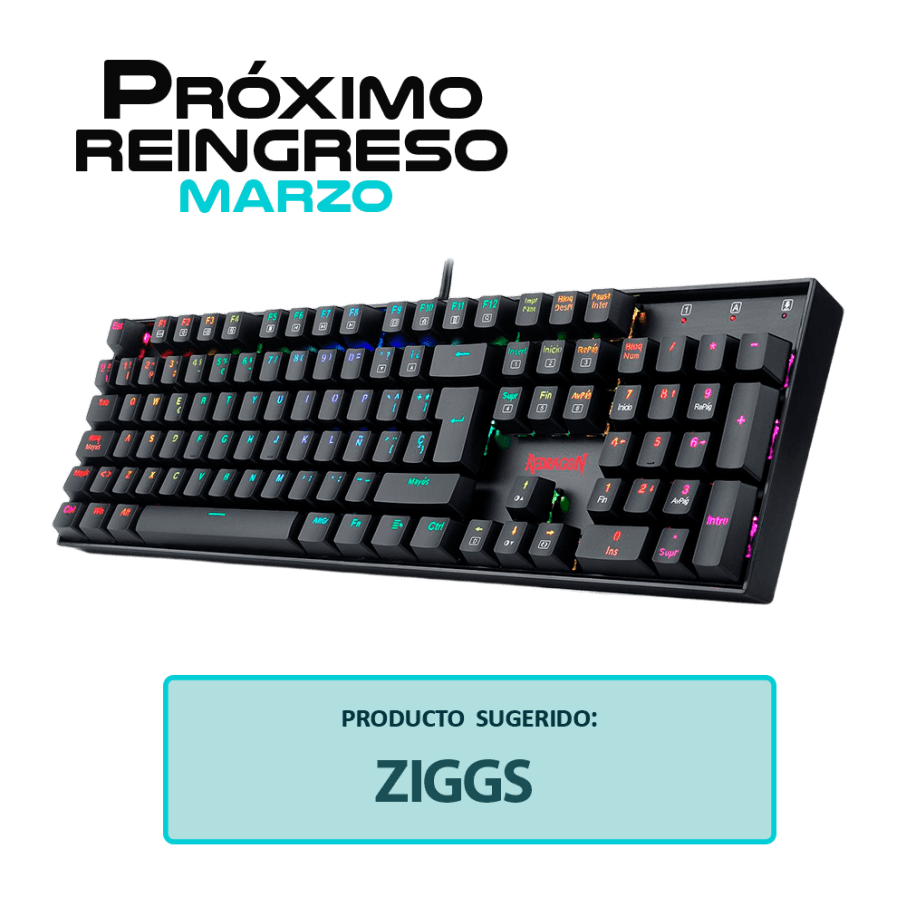 K551RGB MITRA black, Spanish