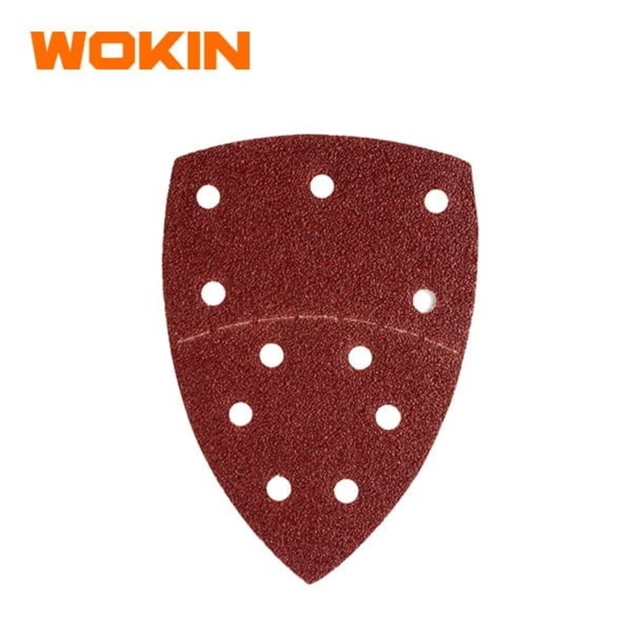 Set 5 Lija Triangular 102x151mm Grano 120# Wokin