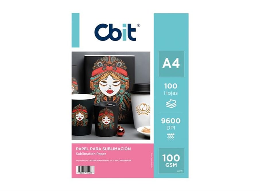 PAQ. 100H. 100GSM PAPEL SUBLIMACION A4