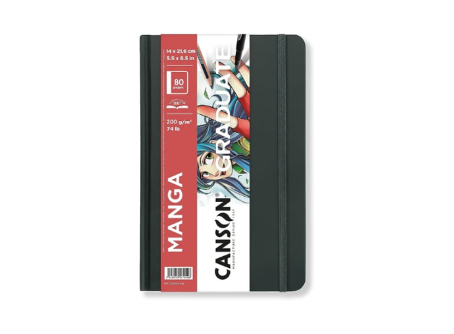 Artbook - Canson - Manga - 80P. - 200 GSM - 14x21.6cm (A5)