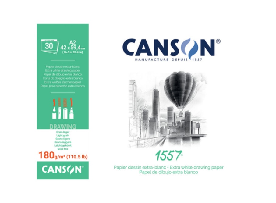 Bloc - Canson - 1557 - 30H. - 180 GSM - A2