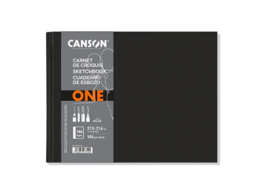 Artbook - Canson - One Pai. - 196P. - 100 GSM - 21.6x14cm (A5)