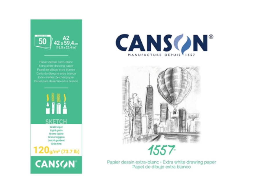 Bloc - Canson - 1557 - 50H. - 120 GSM - A2