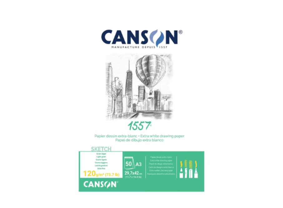 Bloc - Canson - 1557 - 50H. - 120 GSM - A3