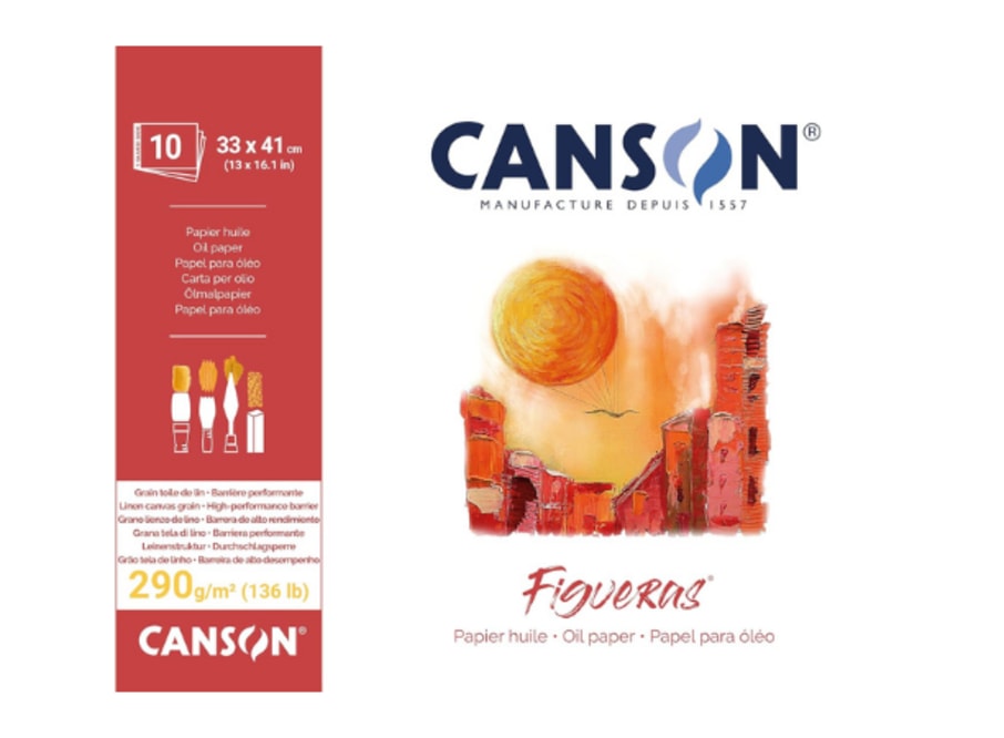 Bloc - Canson - Figueras - 10H. - 290 GSM - 32x42cm