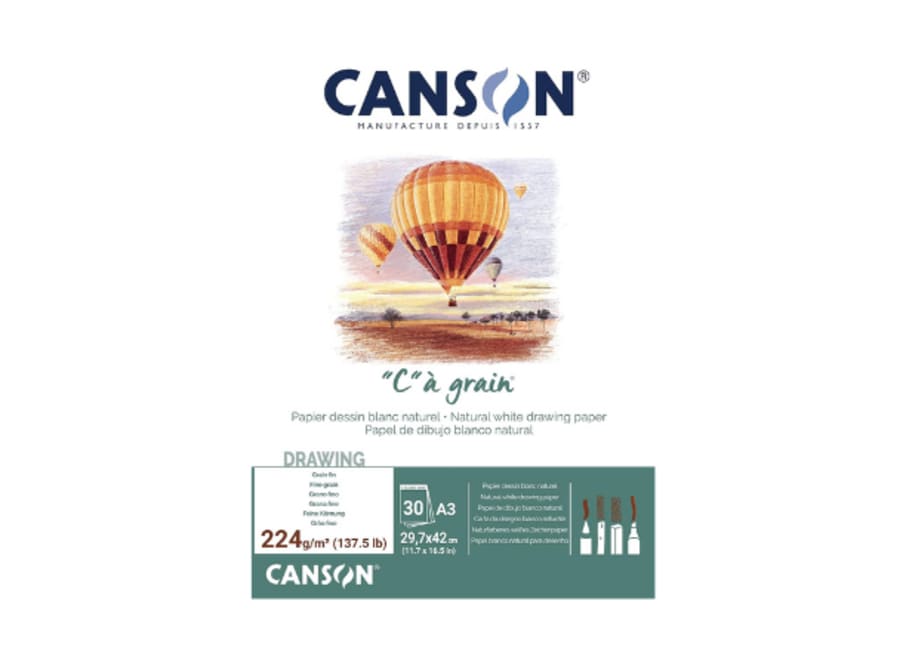 Bloc - Canson - C A Grain - 30H. - 224 GSM - A3