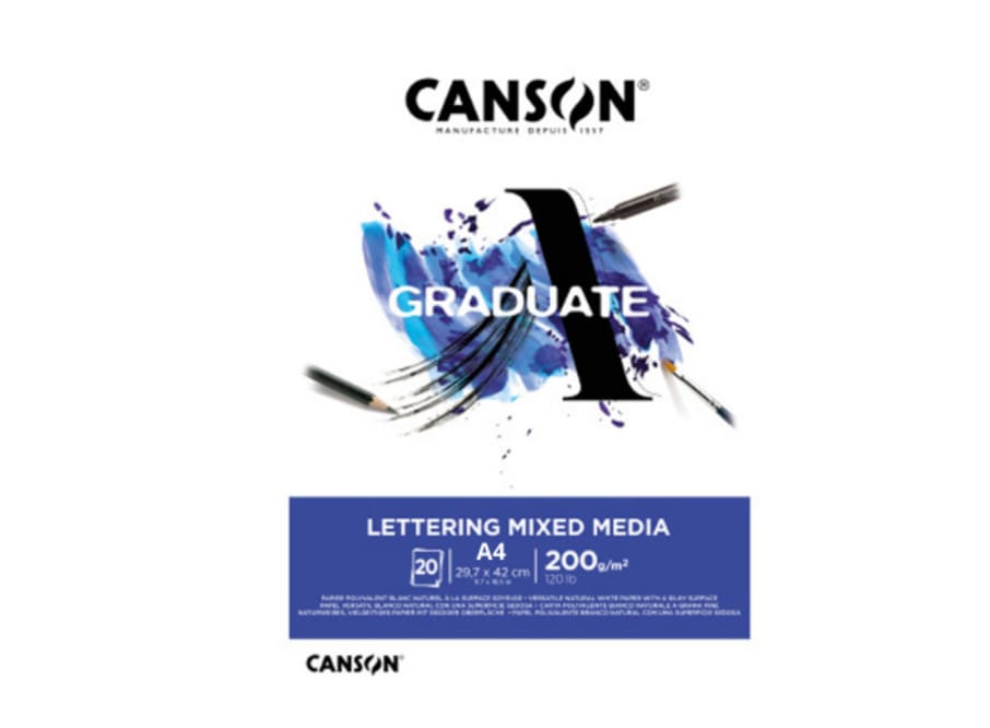 Bloc - Canson - Graduate - 20H. - 200 GSM - A4
