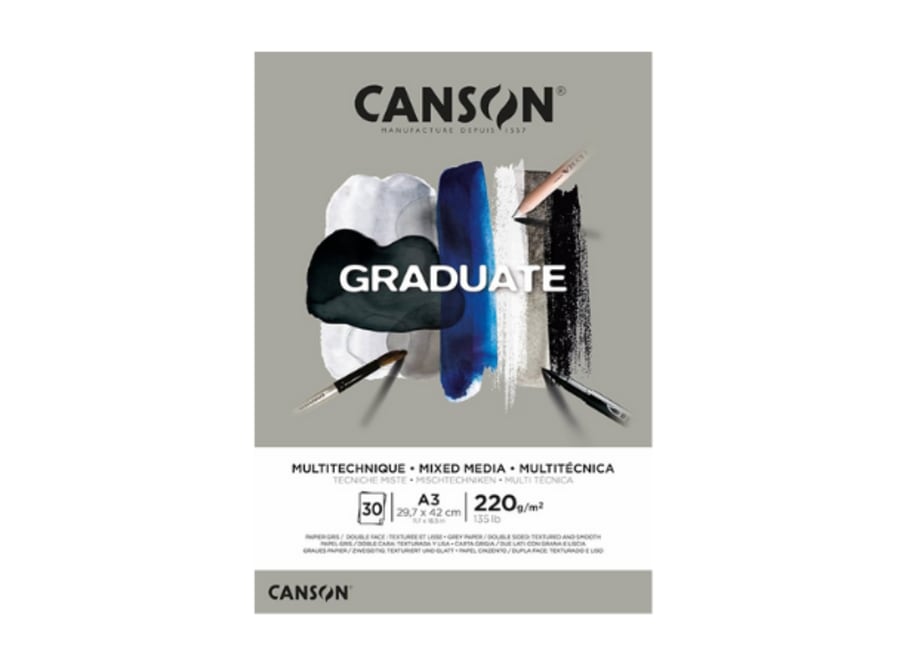 Bloc - Canson - Graduate - 30H. - 220 GSM - A3