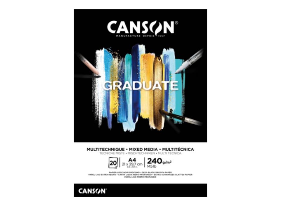 Bloc - Canson - Graduate - 20H. - 240 GSM - A4
