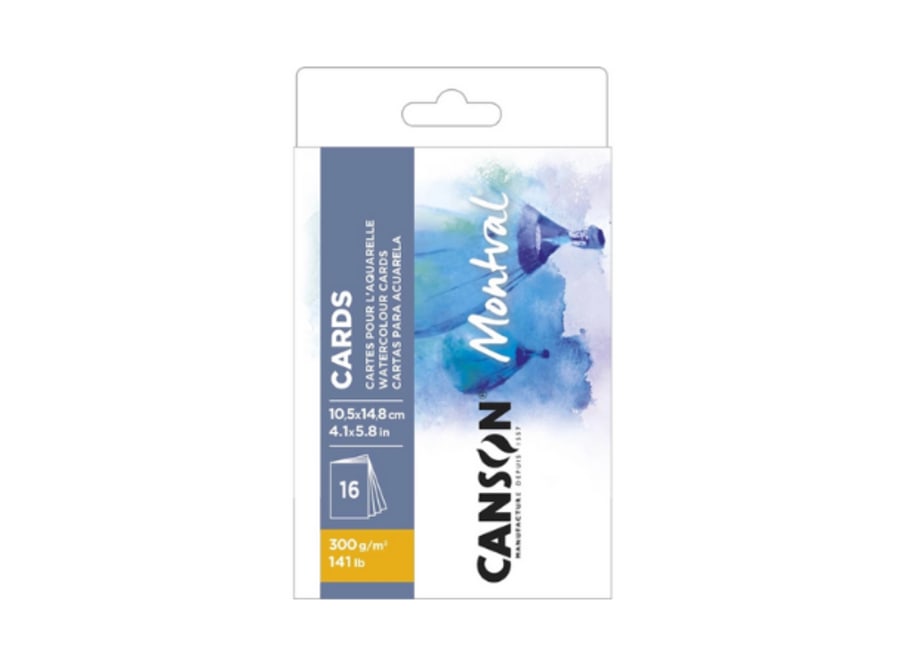Cartas - Canson - Montval - 16H. - 300 GSM - A6