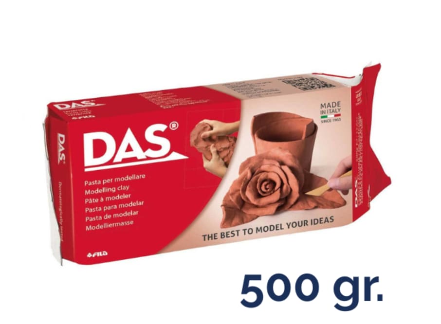 Pasta de Modelar - Das - Terracota - 500 gr.