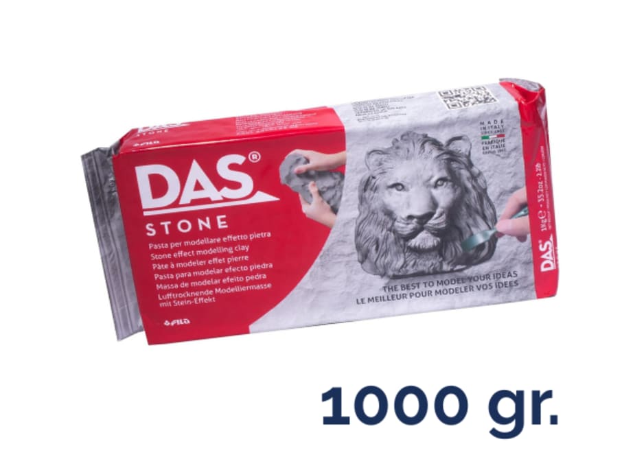 Pasta de Modelar - Das - Gris Piedra - 1000 gr.