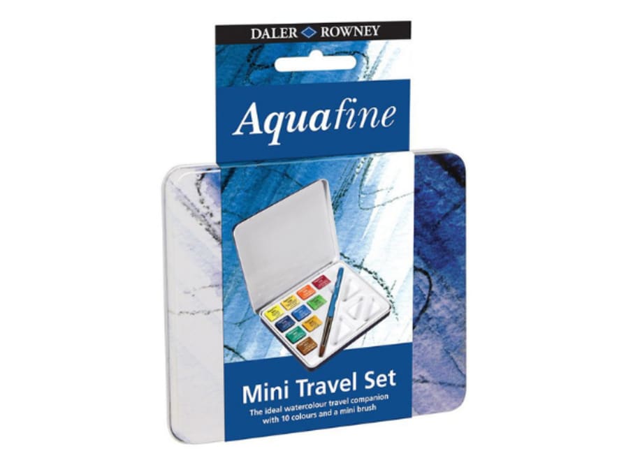 Mini Travel Set - Daler Rowney - Aquafine - 10 Colores