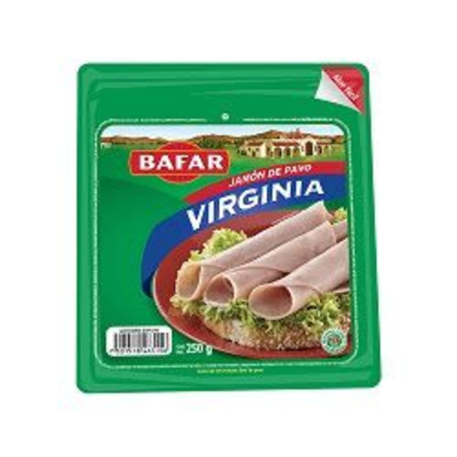 Jamón de Pavo Bafar Virginia 250 g
