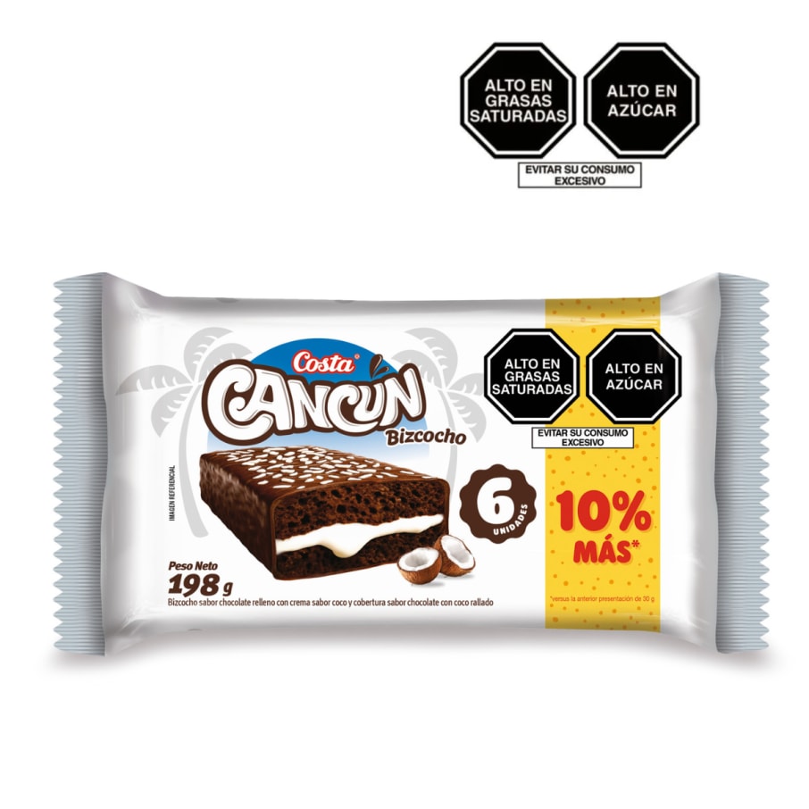 BIZCOCHO CANCUN 6X33GR