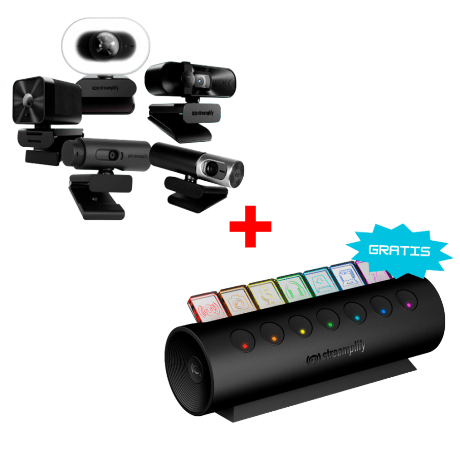 Cámaras Web Streamplify x2 + HUB CTRL 7