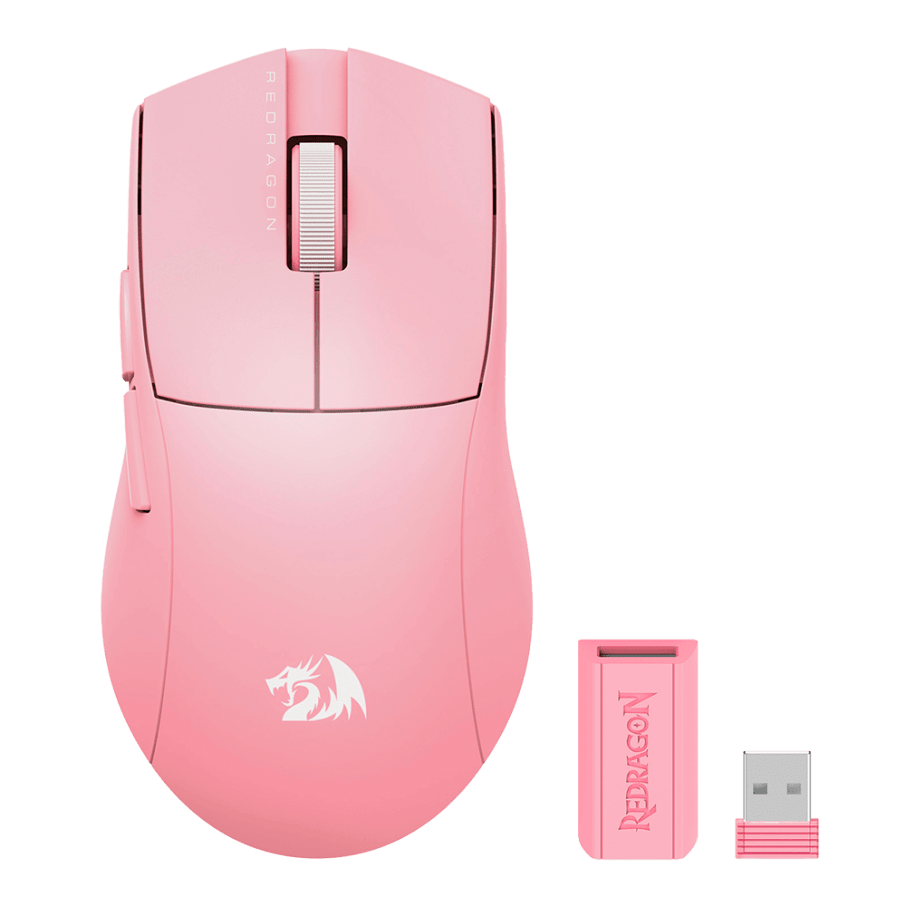 Mouse Redragon K1NG PRO (1K HZ) Wireless PINK