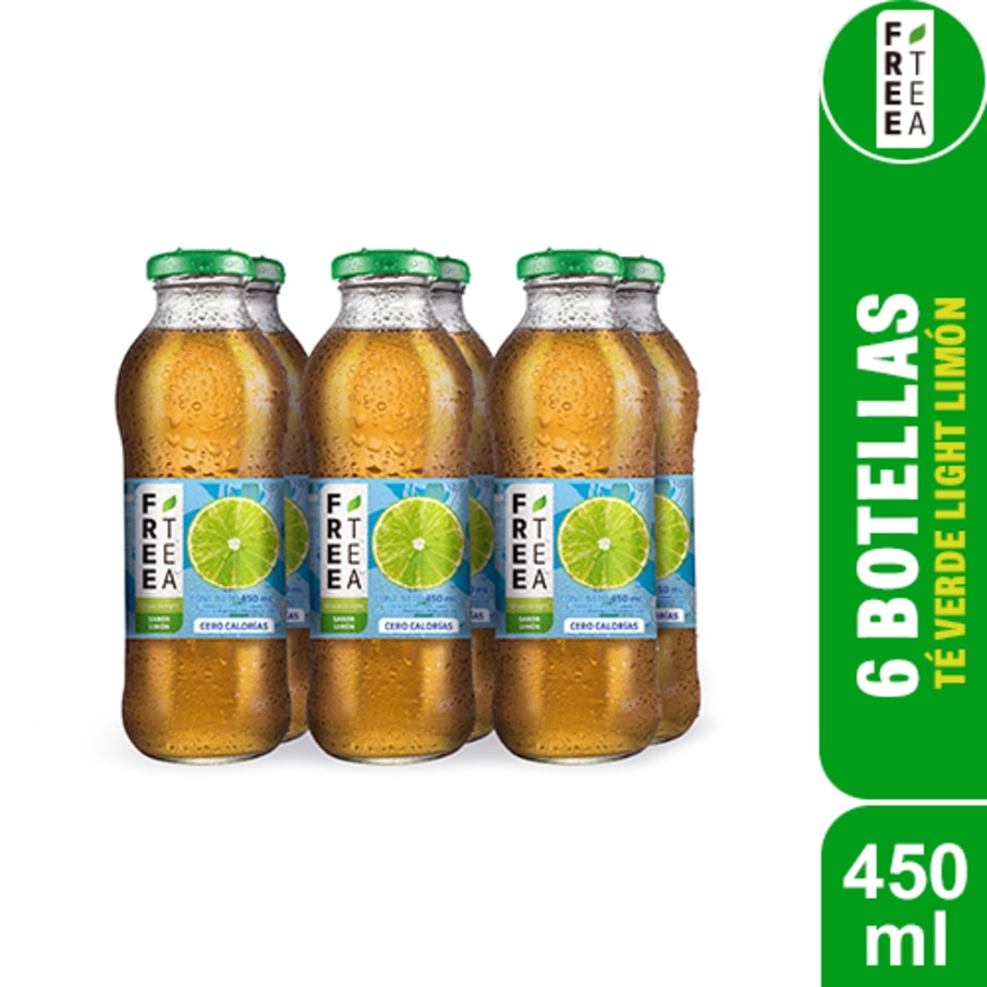 Free Tea Té verde Light Sabor a Limón 450ml