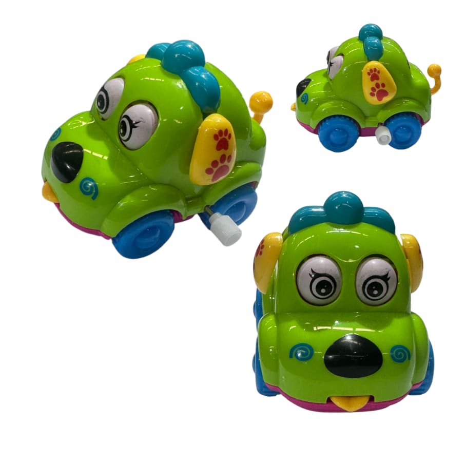 Carrito perro saca lengua