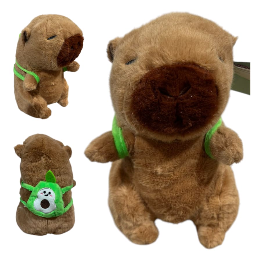 Peluche capibara c/aguacate
