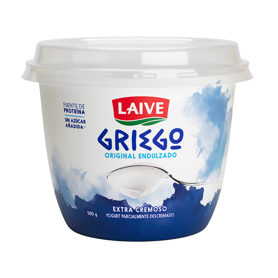 Yog. laive griego original endulzado pote 500 g