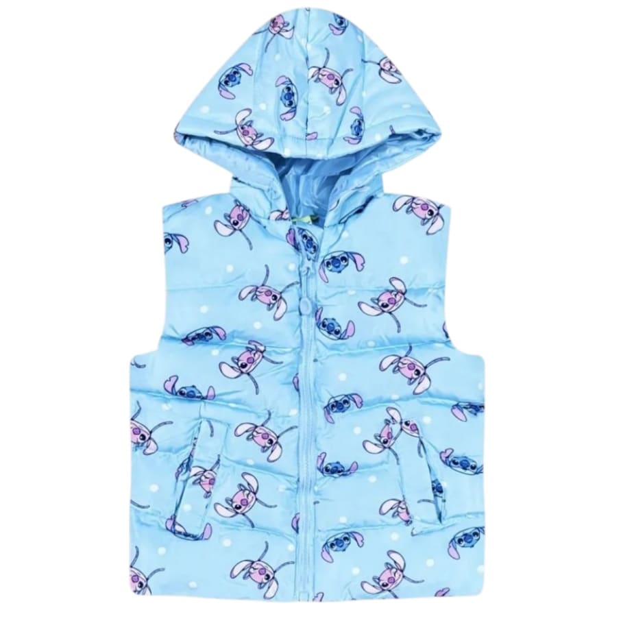CHALECO NI A CELESTE STITCH