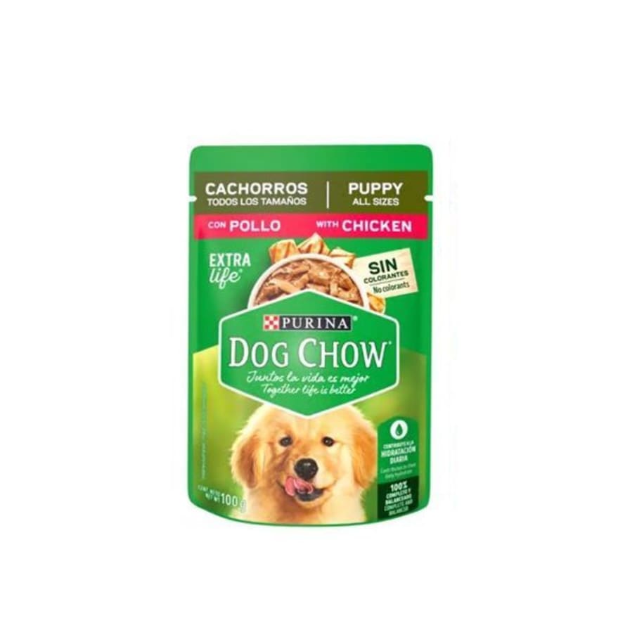 Alimento Dog Chow  Cachorro Rp Pollo 85 Gr Pouch 