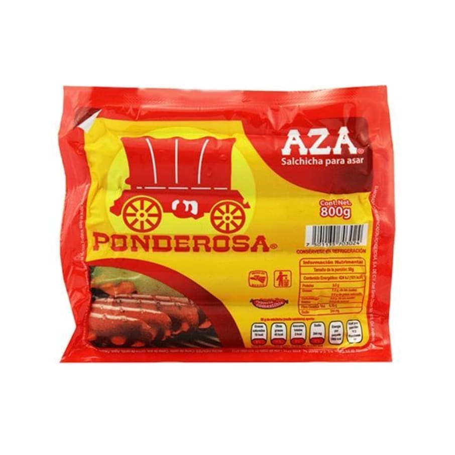 Salchicha P/Asar Ponderosa 800 Gr