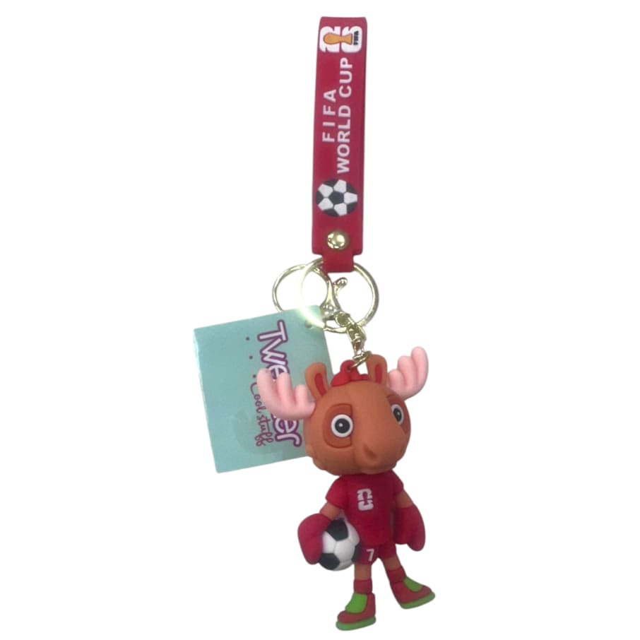 Llavero silicon mascota alce