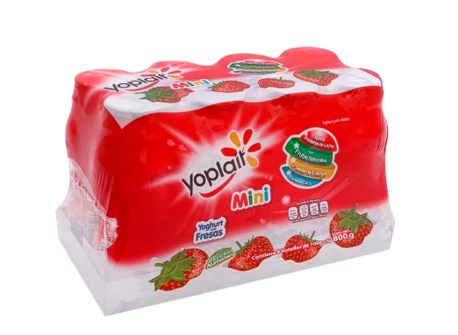 Yoghurt Kids Beb. 8Pack Fresa Yoplait 800Grs