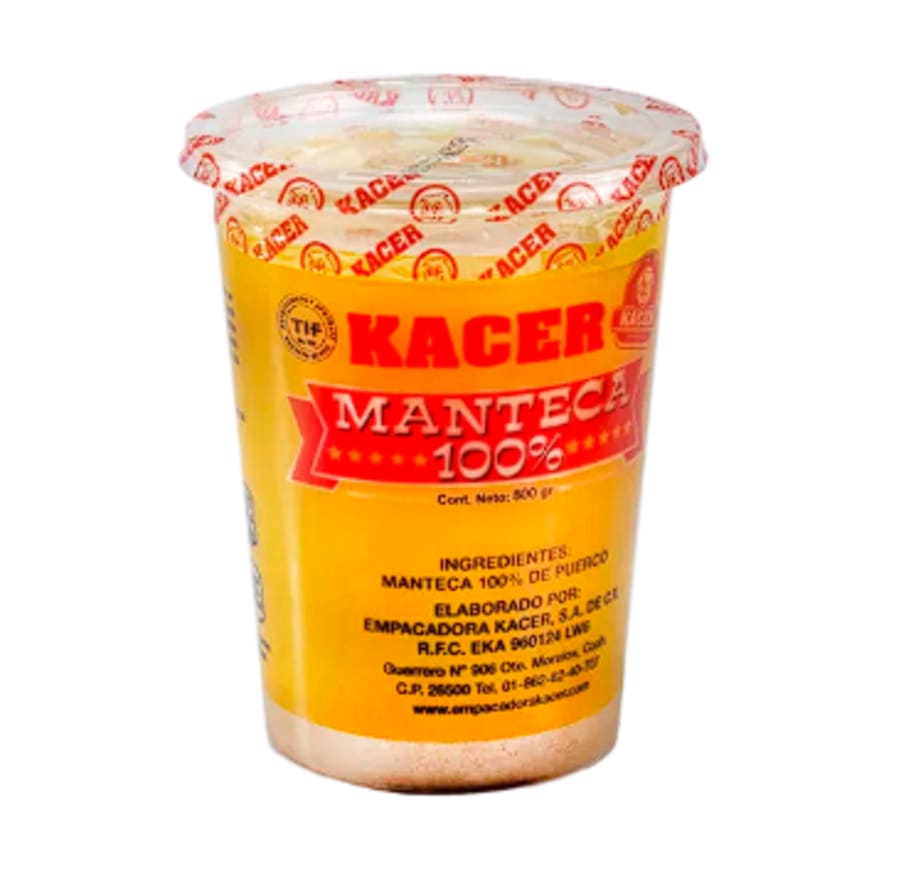 Manteca De Puerco Bote De 800 Gr Kacer
