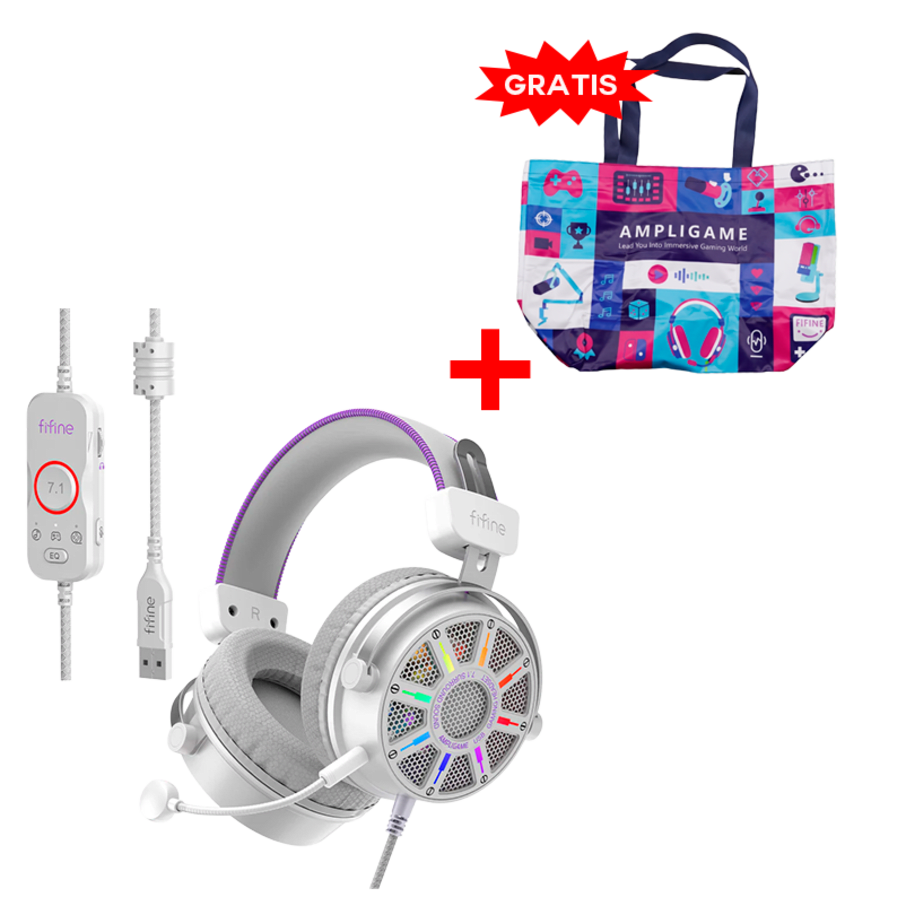 Auriculares Fifine H19 WHITE + Bolsa Fifine 2025