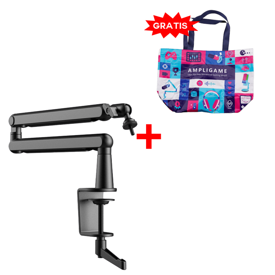 Brazo para Micrófono Fifine BM88 Pro BLACK + Bolsa Fifine 2025