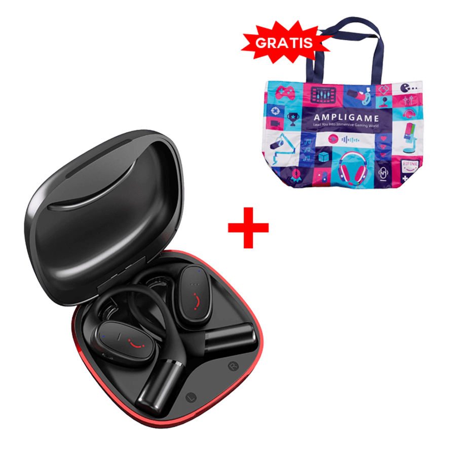 Auriculares Fifine C6 Inalámbrico BLACK + Bolsa Fifine 2025