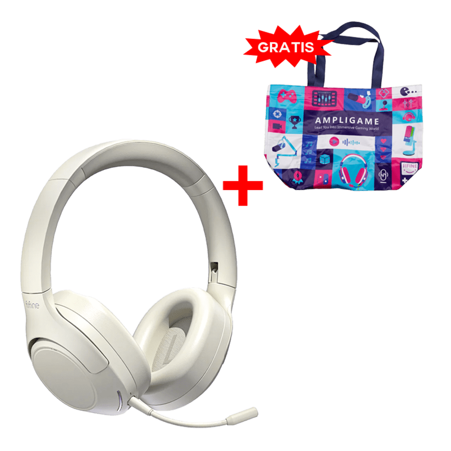 Auriculares Fifine X3 Wireless White + Bolsa Fifine 2025