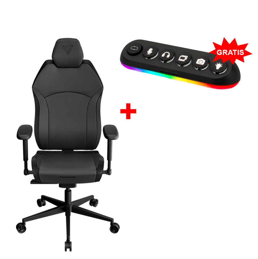 Silla ThunderX3 SOLO 360 Modern Black + Hub Streamplify HUB DECK5-RGB 5 Puertos USB