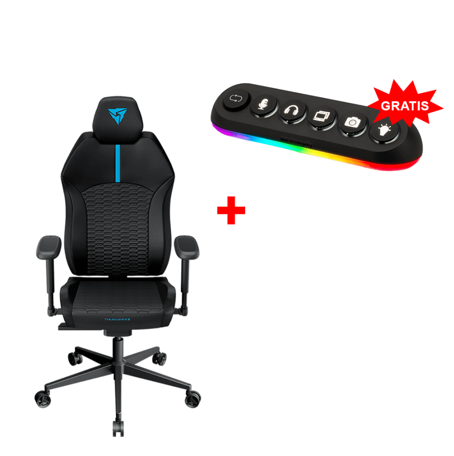 Silla ThunderX3 SOLO 360 Racer Blue + Hub Streamplify HUB DECK5-RGB 5 Puertos USB