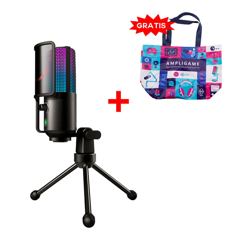 Micrófono Fifine K669PRO3 Con soporte + Bolsa Fifine 2025