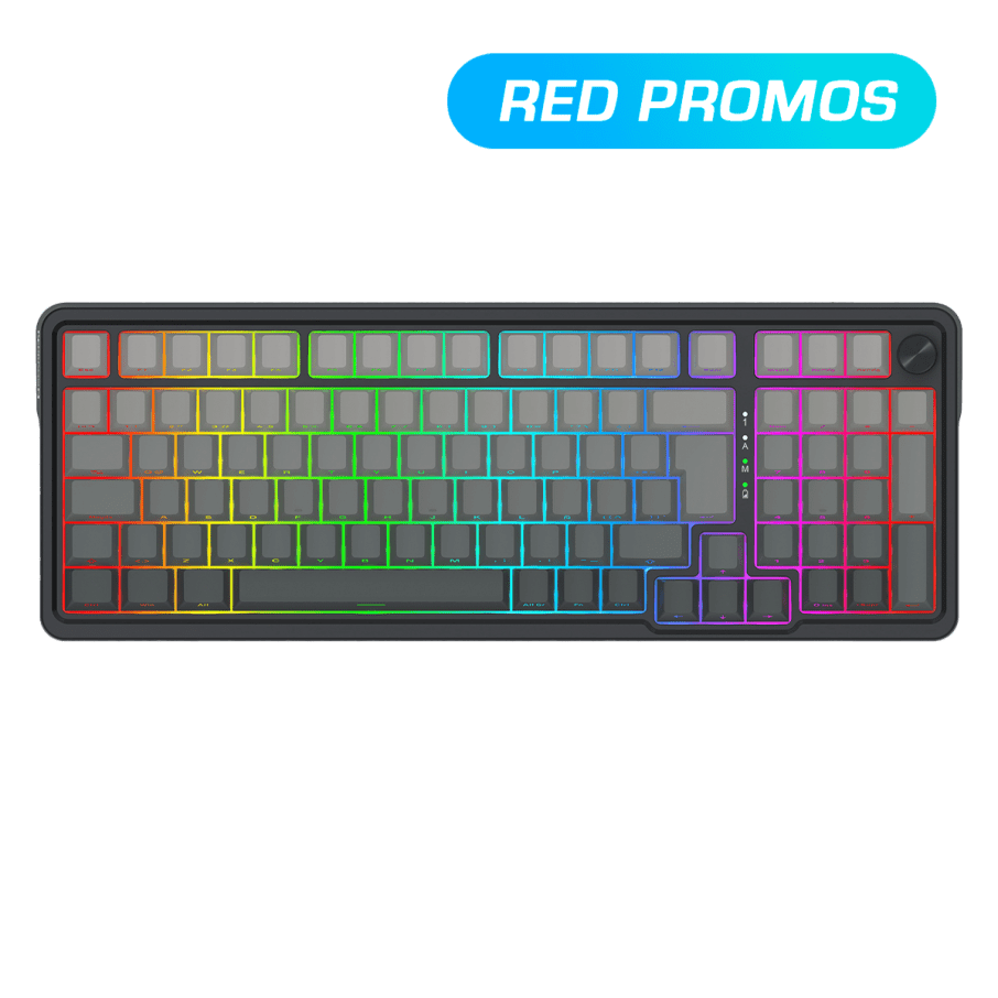 Teclado Redragon EISA PRO K686SP-RGB-PRO Lateral impreso, cableado y 2.4G&BT 