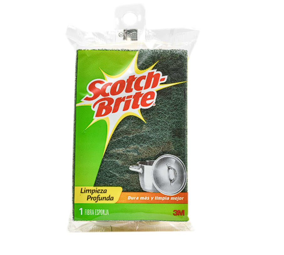Fibra Esponja Scotch Brite Grande Limon