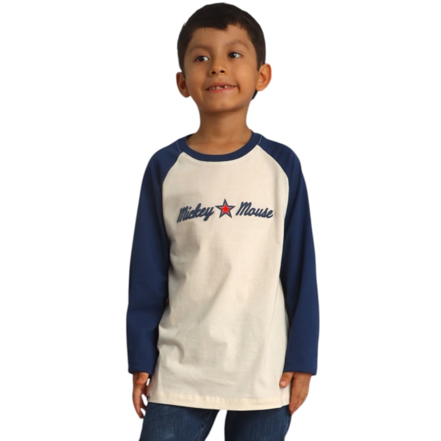 POLO MODA ML MICKEY MOUSE NIÑO MARFIL