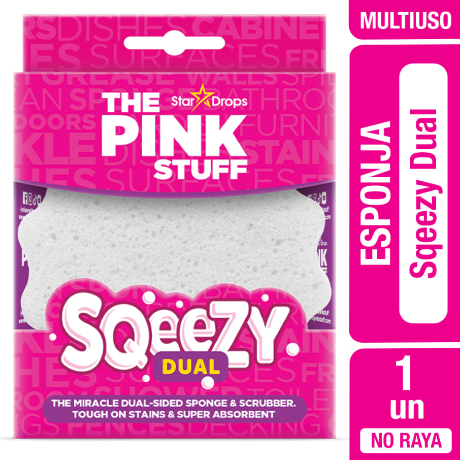 Esponja Dual Sqeezy Marca The Pink Stuff