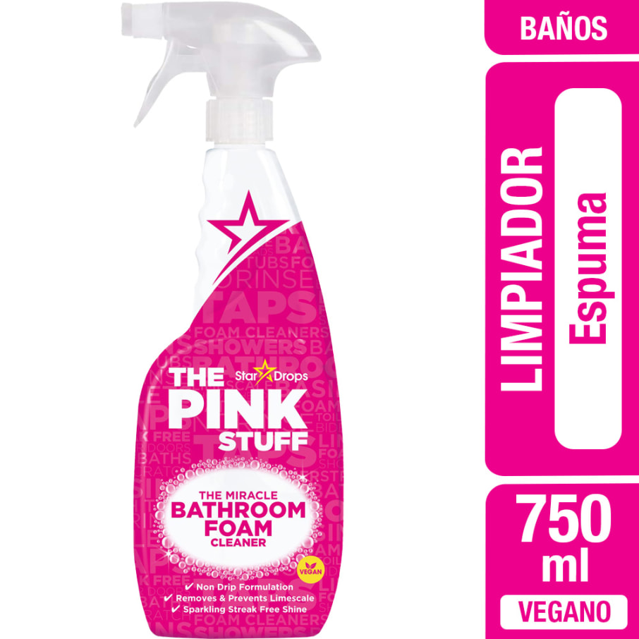Limpiador Baño Espuma 750 ml Marca The Pink Stuff