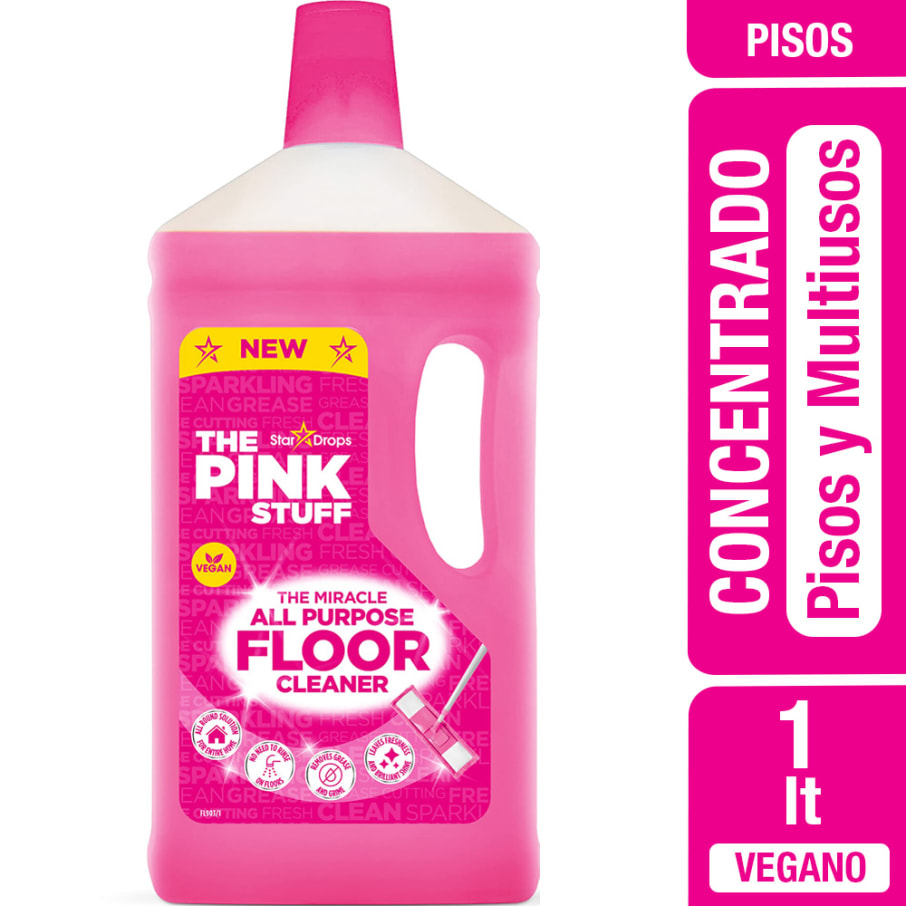 Limpiador de Pisos Concentrado 1 Lt Marca The Pink Stuff