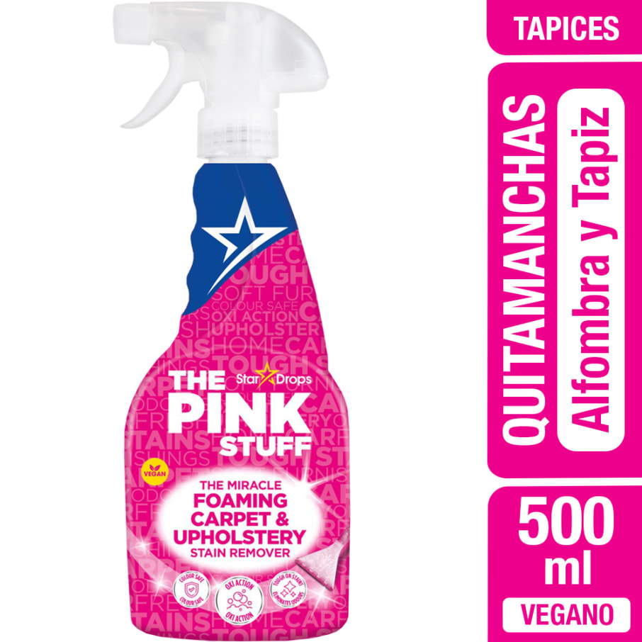 Quitamanchas Alfombras y Tapicería 500 ml Marca The Pink Stuff