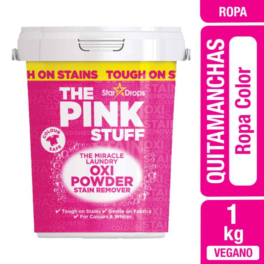 Quitamanchas Polvo Colores 1 Kg Marca The Pink Stuff