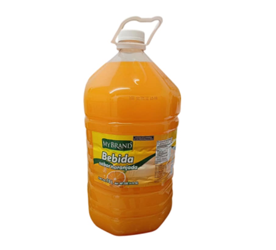 AGUA SABORIZADA MYBRAND NARANJA 10 LITROS