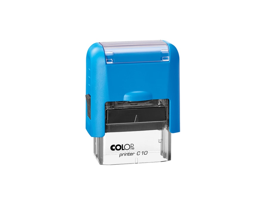 164333 - SELLO COLOP PRINTER C10 AZUL - ALM. NEGRO 10X27