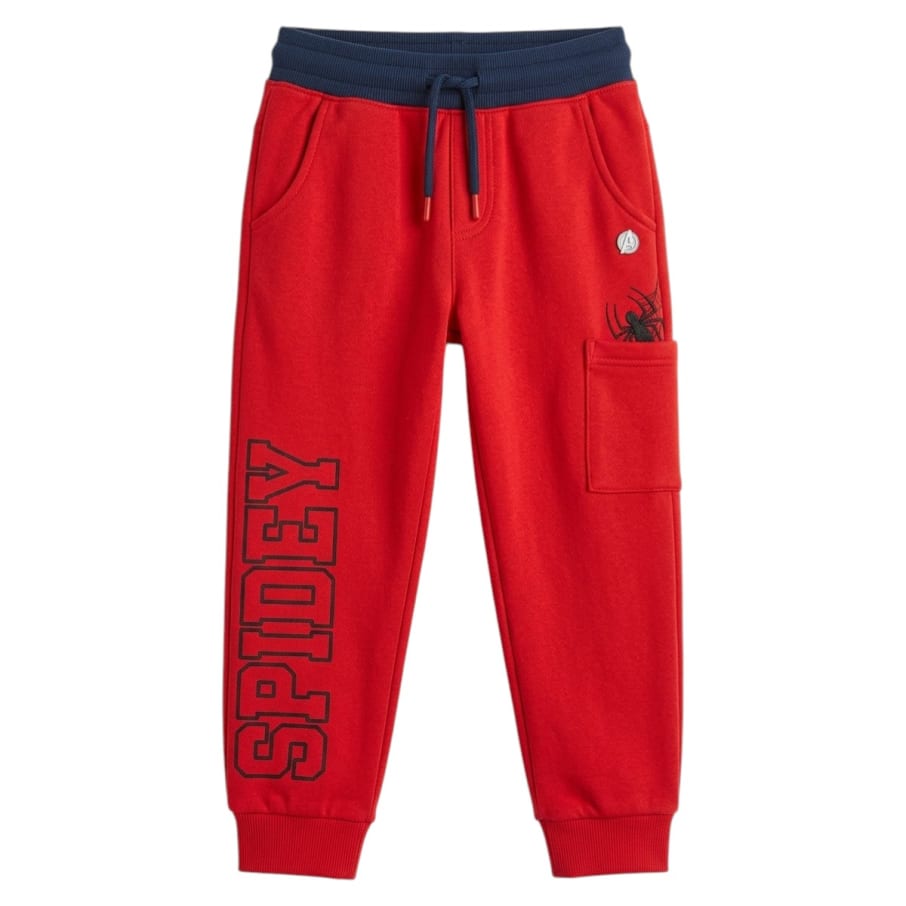 JOGGER MODA SPIDER-MAN NIÑO ROJO