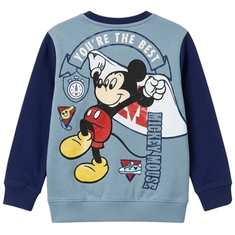 POLERA MODA NI O MICKEY MOUSE ACERO